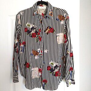 CACHE - French inspired silk shirt - 8